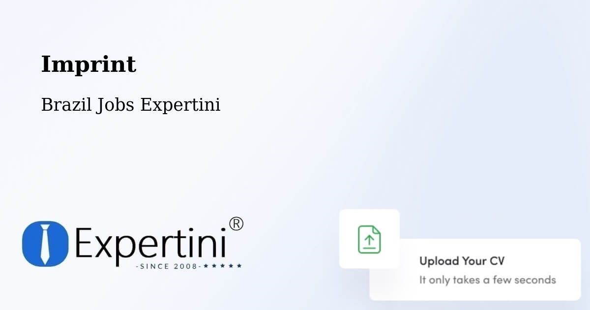 Imprint - Brazil Jobs Expertini